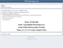 Tablet Screenshot of css-technologies.com